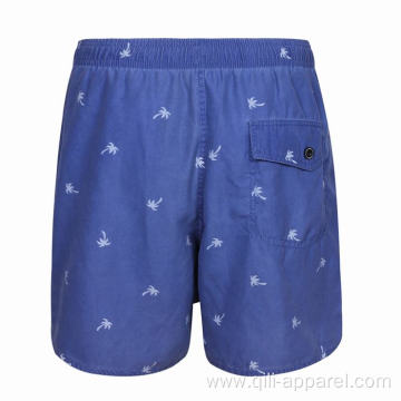 waterproof quick dry men swim trunks short printing